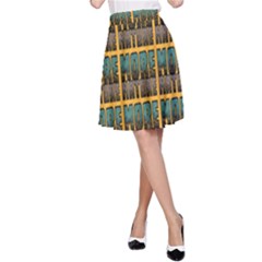 More Nature - Nature Is Important For Humans - Save Nature A-line Skirt by DinzDas