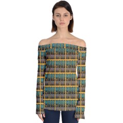 More Nature - Nature Is Important For Humans - Save Nature Off Shoulder Long Sleeve Top by DinzDas