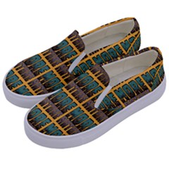 More Nature - Nature Is Important For Humans - Save Nature Kids  Canvas Slip Ons by DinzDas