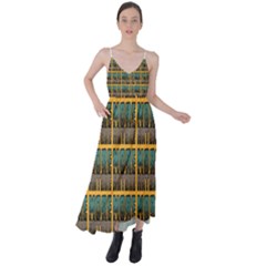 More Nature - Nature Is Important For Humans - Save Nature Tie Back Maxi Dress by DinzDas