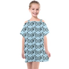 Mountain Bike - Mtb - Hardtail And Dirt Jump Kids  One Piece Chiffon Dress by DinzDas