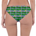 Game Over Karate And Gaming - Pixel Martial Arts Reversible Hipster Bikini Bottoms View2