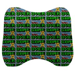 Game Over Karate And Gaming - Pixel Martial Arts Velour Head Support Cushion by DinzDas