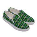 Game Over Karate And Gaming - Pixel Martial Arts Women s Canvas Slip Ons View3