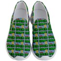 Game Over Karate And Gaming - Pixel Martial Arts Men s Lightweight Slip Ons View1