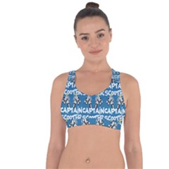 Scooter Captain - Moped And Scooter Riding Cross String Back Sports Bra by DinzDas