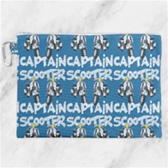 Scooter Captain - Moped And Scooter Riding Canvas Cosmetic Bag (xxl) by DinzDas