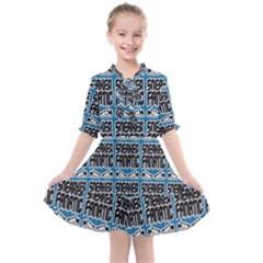 Sneaker Fanatic - Sneakers And Sport Shoes Fan Kids  All Frills Chiffon Dress by DinzDas