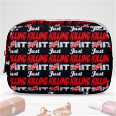 Just Killing It - Silly Toilet Stool Rocket Man Make Up Pouch (small) by DinzDas