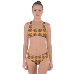 Inka Cultur Animal - Animals And Occult Religion Criss Cross Bikini Set by DinzDas