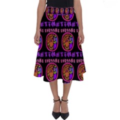 Inka Cultur Animal - Animals And Occult Religion Perfect Length Midi Skirt by DinzDas