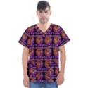 Inka Cultur Animal - Animals And Occult Religion Men s V-Neck Scrub Top View1