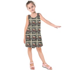 Bmx And Street Style - Urban Cycling Culture Kids  Sleeveless Dress by DinzDas