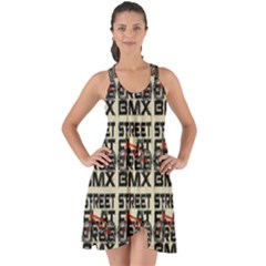 Bmx And Street Style - Urban Cycling Culture Show Some Back Chiffon Dress by DinzDas