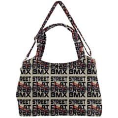 Bmx And Street Style - Urban Cycling Culture Double Compartment Shoulder Bag by DinzDas