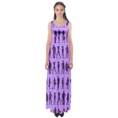 Normal People And Business People - Citizens Empire Waist Maxi Dress by DinzDas