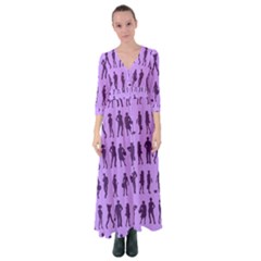 Normal People And Business People - Citizens Button Up Maxi Dress by DinzDas