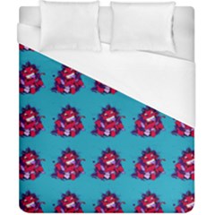 Little Devil Baby - Cute And Evil Baby Demon Duvet Cover (california King Size) by DinzDas