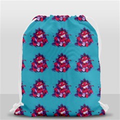 Little Devil Baby - Cute And Evil Baby Demon Drawstring Bag (small) by DinzDas