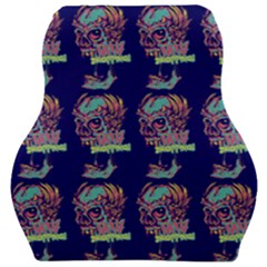 Jaw Dropping Horror Hippie Skull Car Seat Velour Cushion  by DinzDas