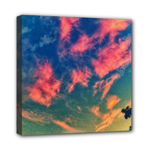  Brushstroke Skies Mini Canvas 8  X 8  (stretched) by okhismakingart