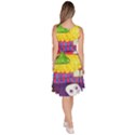 Circus Ghosts Knee Length Skater Dress With Pockets View4