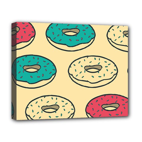 Donuts Deluxe Canvas 20  X 16  (stretched) by Sobalvarro