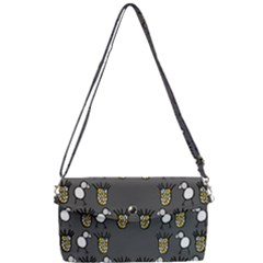 Cchpa Coloured Pineapple Removable Strap Clutch Bag by CHPALTD