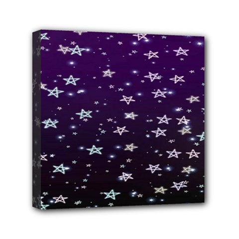 Stars Mini Canvas 6  X 6  (stretched) by Sparkle