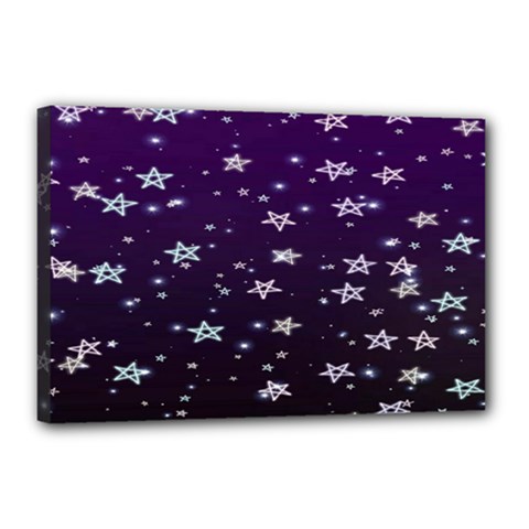 Stars Canvas 18  X 12  (stretched) by Sparkle