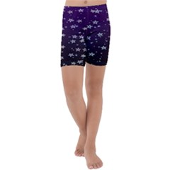 Stars Kids  Lightweight Velour Capri Yoga Leggings by Sparkle