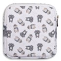 Cute Seamless Pattern With Koala panda Bear Mini Square Pouch View2