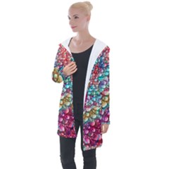 Rainbow Support Group  Longline Hooded Cardigan by ScottFreeArt