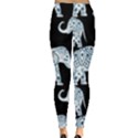 Elephant-pattern-background Leggings  View2