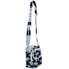 Elephant-pattern-background Shoulder Strap Belt Bag by Sobalvarro