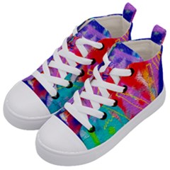 Crazy Graffiti Kids  Mid-top Canvas Sneakers by essentialimage