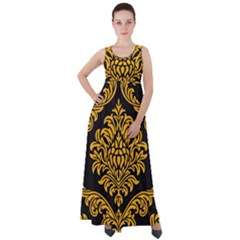 Finesse  Empire Waist Velour Maxi Dress by Sobalvarro