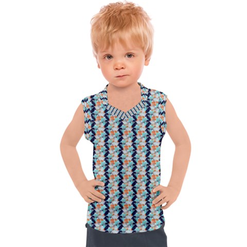 Geometry Colors Kids  Sport Tank Top by Sparkle