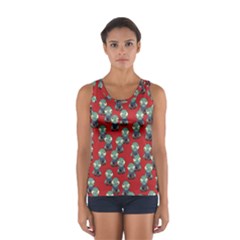 Zombie Virus Sport Tank Top  by helendesigns