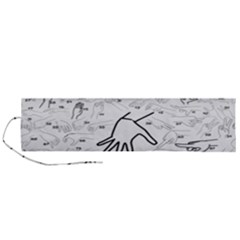 Hands Reference Art Drawing Roll Up Canvas Pencil Holder (l) by Mariart