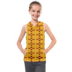 Digital Illusion Kids  Sleeveless Hoodie by Sparkle