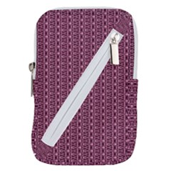 Digital Waves Belt Pouch Bag (small) by Sparkle