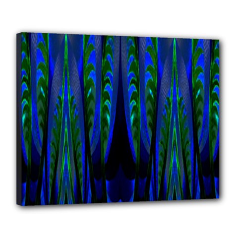 Glowleafs Canvas 20  X 16  (stretched) by Sparkle