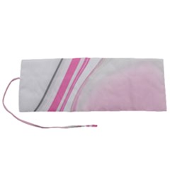 Modern Pink Roll Up Canvas Pencil Holder (s) by Sparkle