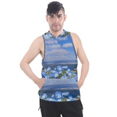 Floral Nature Men s Sleeveless Hoodie by Sparkle