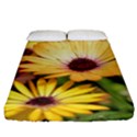 Yellow Flowers Fitted Sheet (California King Size) View1