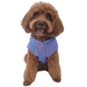 Purple Turquoise Watercolors Dog Sweater View1