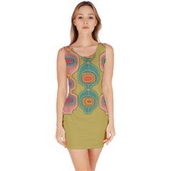 1950’s American Design &mayan Art Bodycon Dress by emmamatrixworm