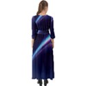 Light Fleeting Man s Sky Magic Button Up Boho Maxi Dress View2