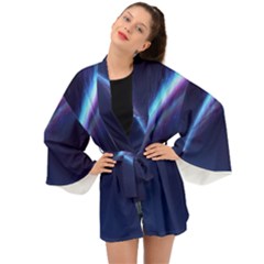 Light Fleeting Man s Sky Magic Long Sleeve Kimono by Mariart